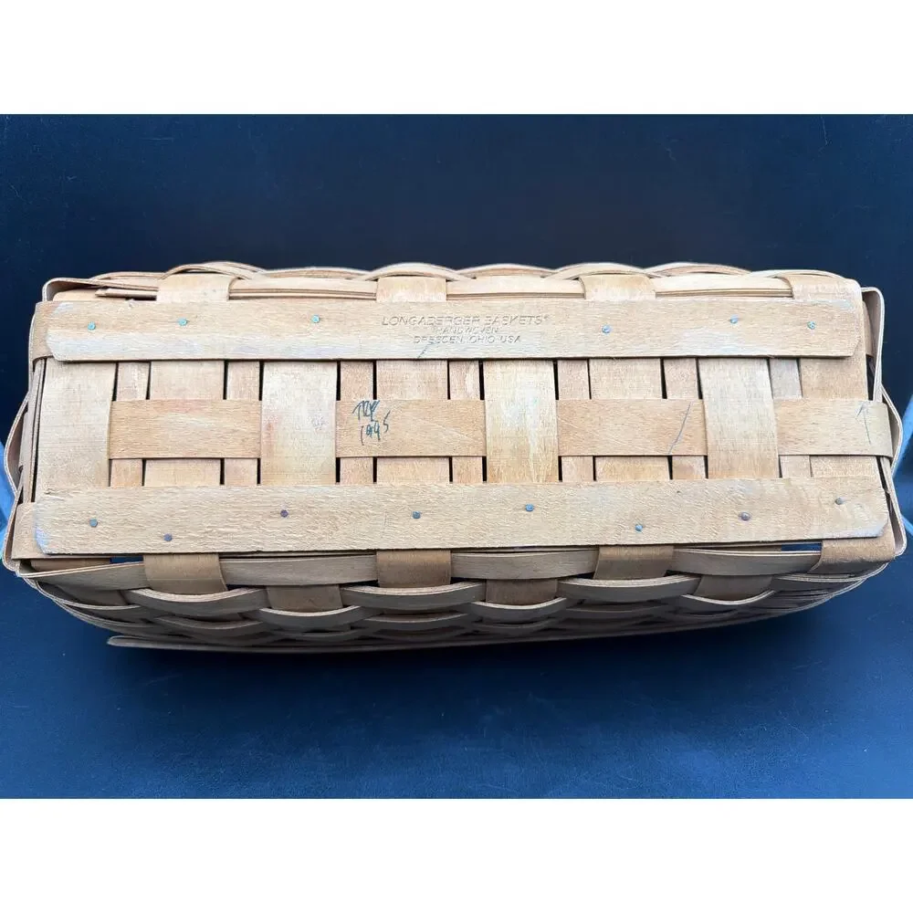 Vintage Longaberger 1995 Large Market Basket 17